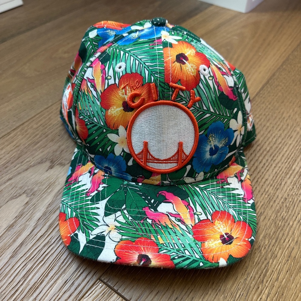 Golden State Warriors Floral Snapback Hat 🏀🔥💥‼️